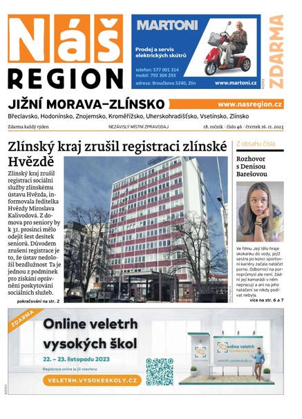 Náš Region - Jižní Morava/Zlínsko 46/2023