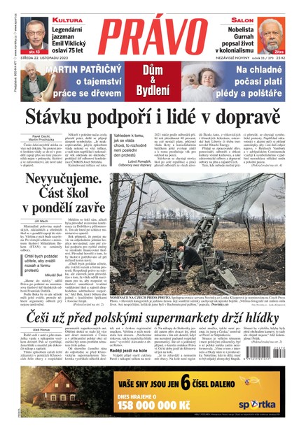 Deník Právo - 22.11.2023