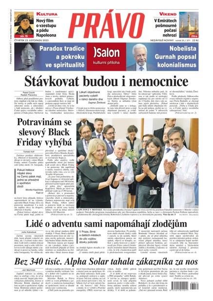 Deník Právo - 23.11.2023