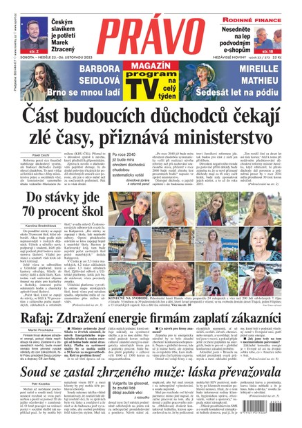 Deník Právo - 25.11.2023