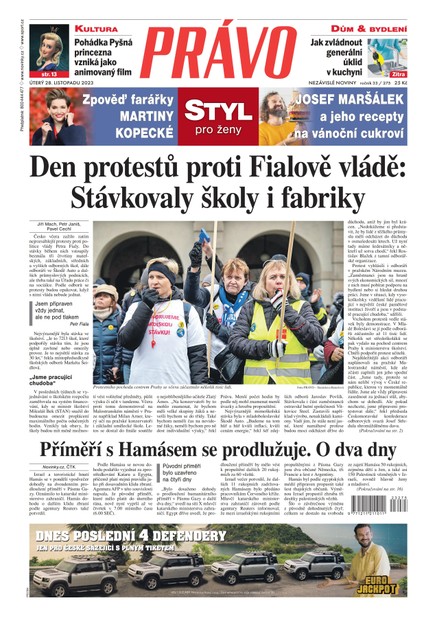 Deník Právo - 28.11.2023