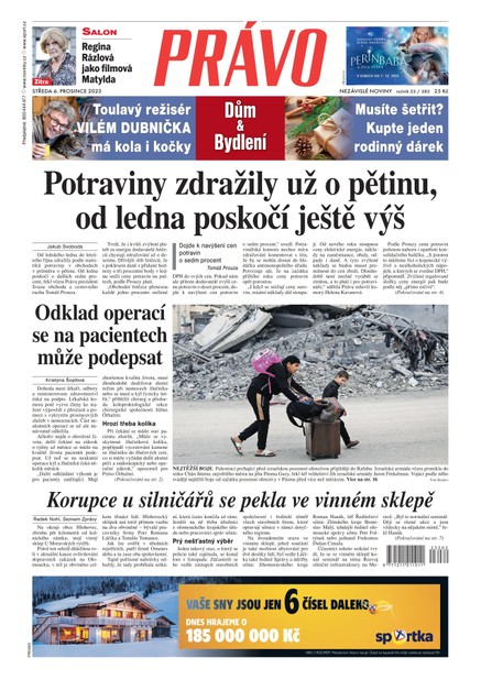 Deník Právo - 6.12.2023