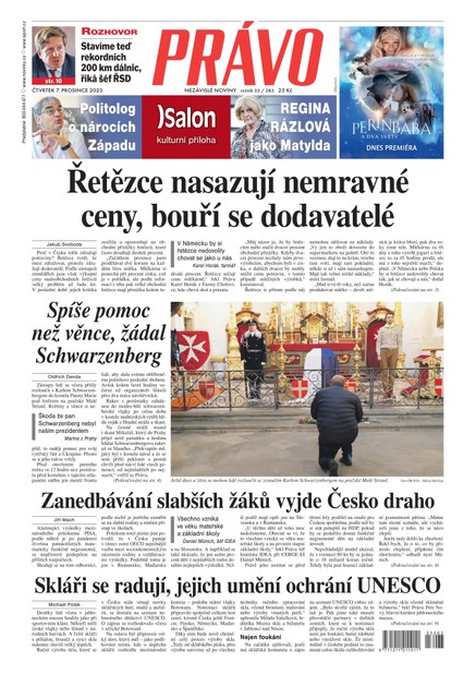 Deník Právo - 7.12.2023