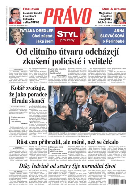 Deník Právo - 12.12.2023