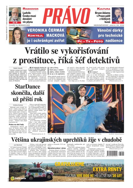 Deník Právo - 18.12.2023