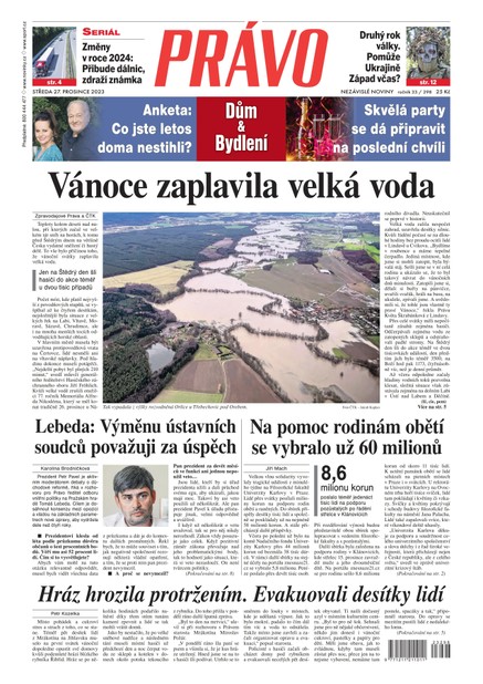 Deník Právo - 27.12.2023
