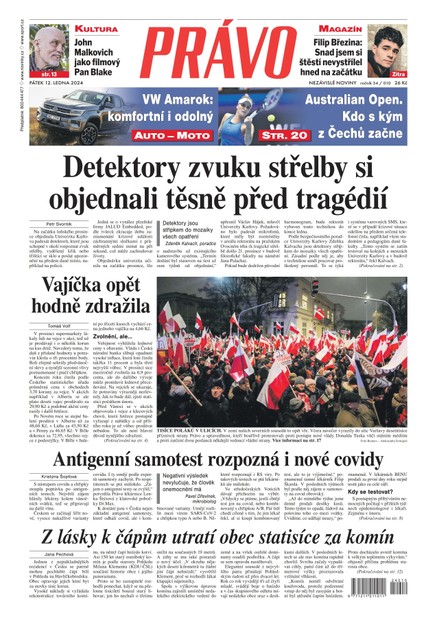 Deník Právo - 12.1.2024