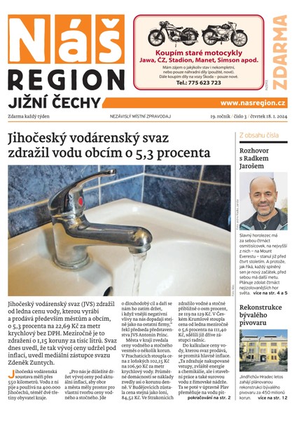 Náš Region - Jižní Čechy 3/2024