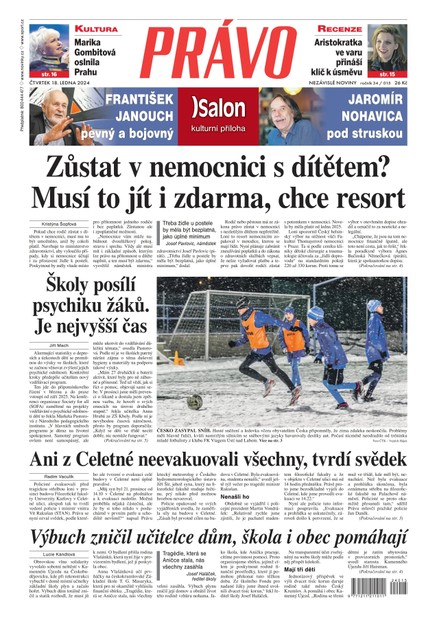 Deník Právo - 18.1.2024