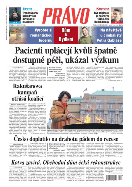 Deník Právo - 31.1.2024