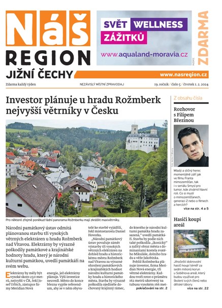 Náš Region - Jižní Čechy 5/2024