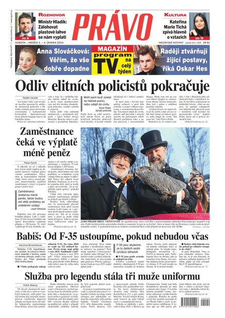 Deník Právo - 3.2.2024
