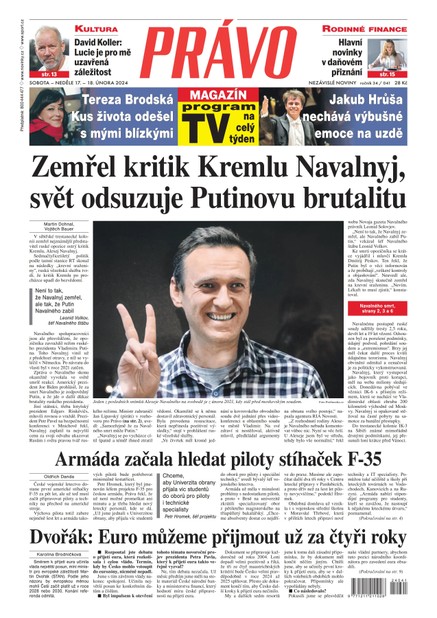 Deník Právo - 17.2.2024