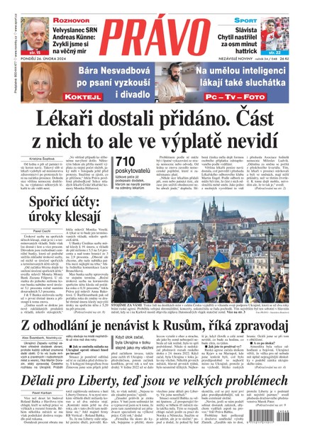 Deník Právo - 26.2.2024
