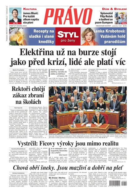 Deník Právo - 27.2.2024