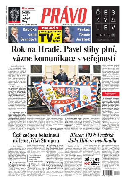 Deník Právo - 9.3.2024
