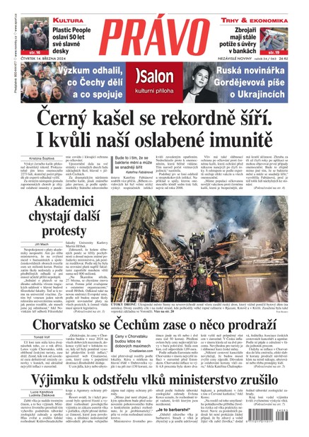 Deník Právo - 14.3.2024