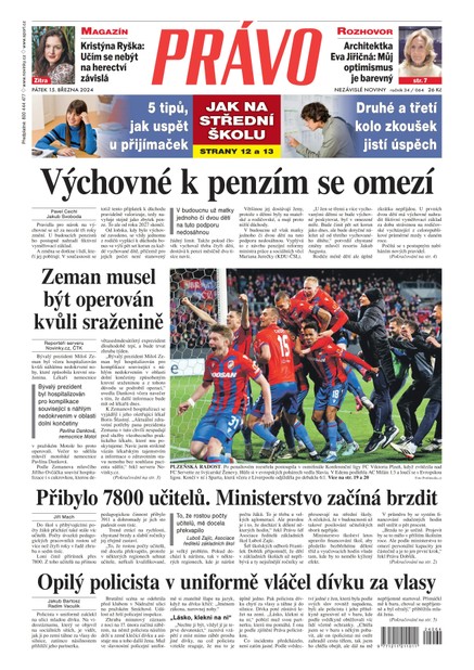 Deník Právo - 15.3.2024