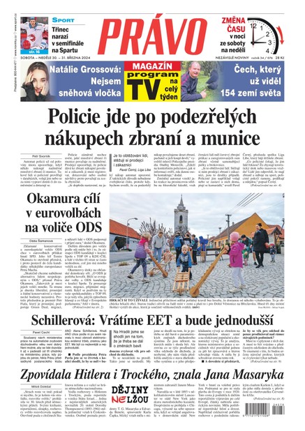 Deník Právo - 30.3.2024