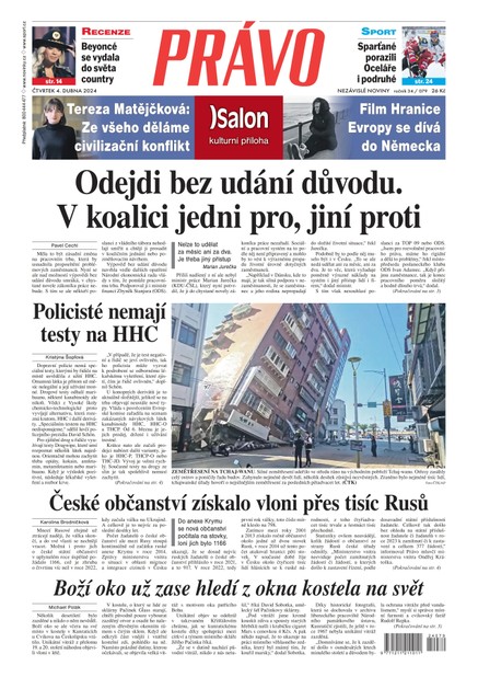 Deník Právo - 4.4.2024