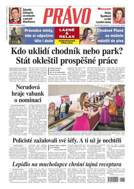 Deník Právo - 5.4.2024