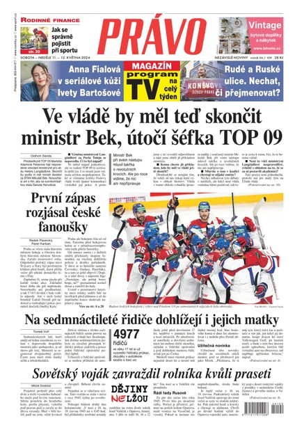 Deník Právo - 11.5.2024