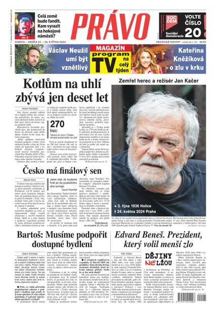 Deník Právo - 25.5.2024