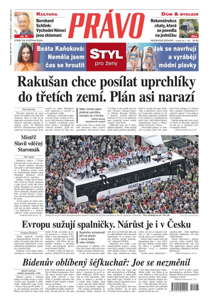 Deník Právo - 28.5.2024