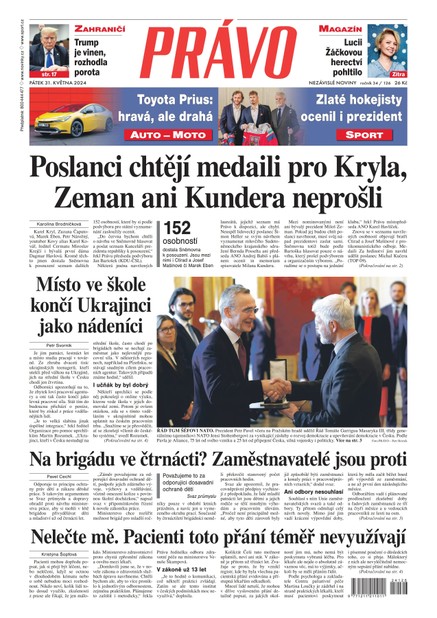 Deník Právo - 31.5.2024