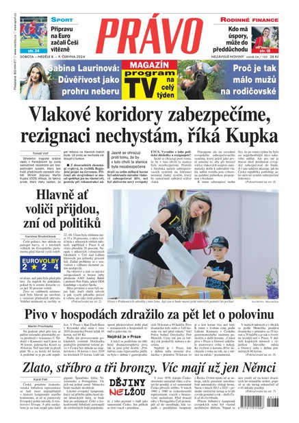 Deník Právo - 8.6.2024
