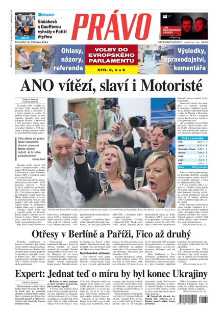 Deník Právo - 10.6.2024