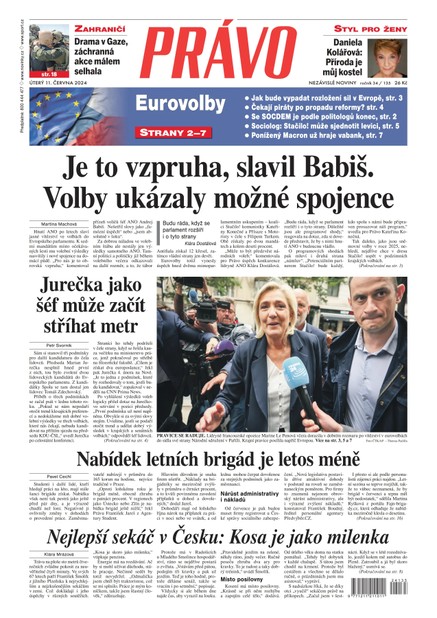 Deník Právo - 11.6.2024