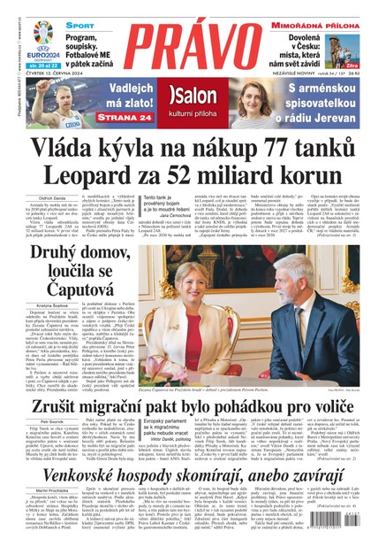 Deník Právo - 13.6.2024