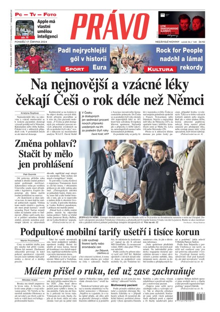 Deník Právo - 17.6.2024
