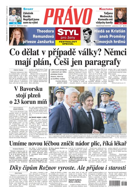 Deník Právo - 25.6.2024