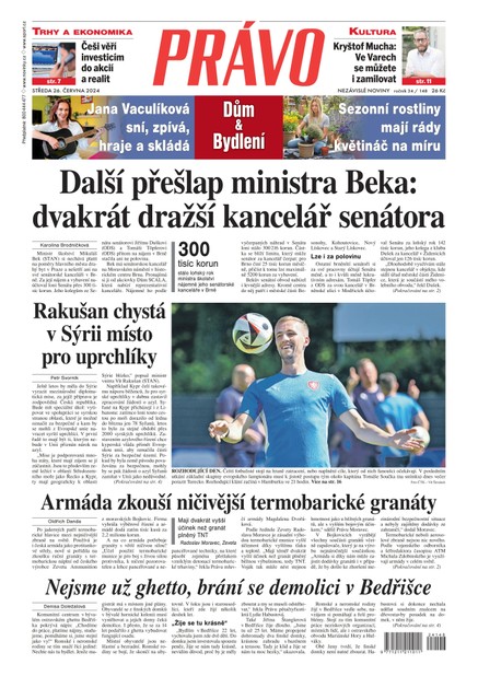 Deník Právo - 26.6.2024