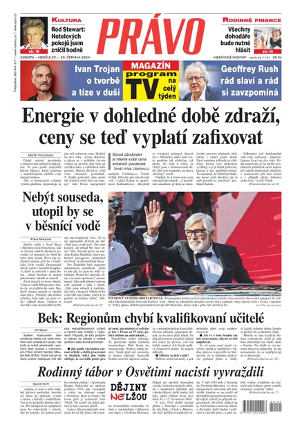 Deník Právo - 29.6.2024