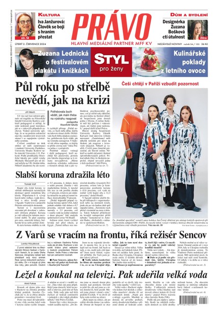 Deník Právo - 2.7.2024