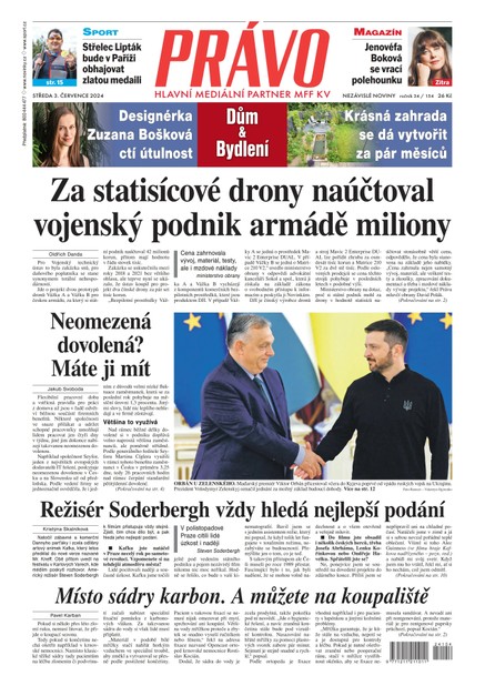 Deník Právo - 3.7.2024