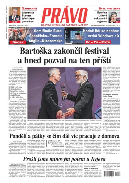 Deník Právo - 8.7.2024
