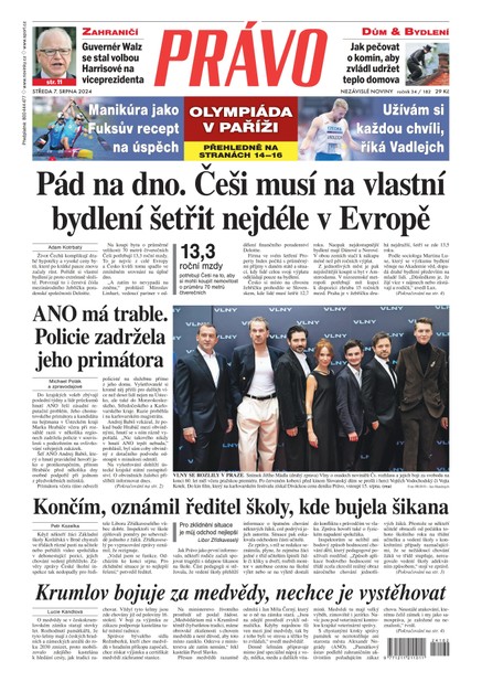 Deník Právo - 7.8.2024