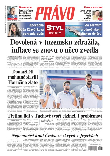 Deník Právo - 13.8.2024
