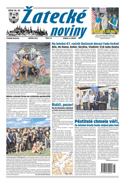 Žatecké noviny 33/24