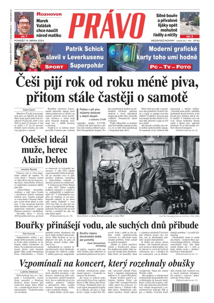 Deník Právo - 19.8.2024