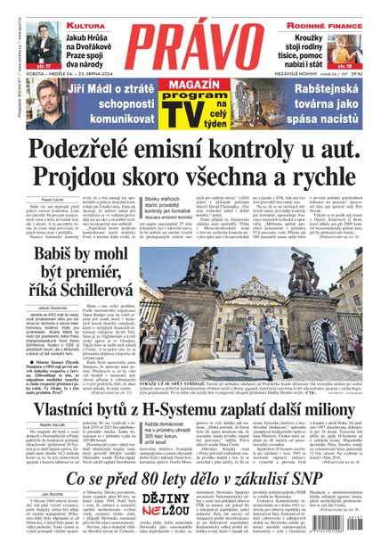 Deník Právo - 24.8.2024