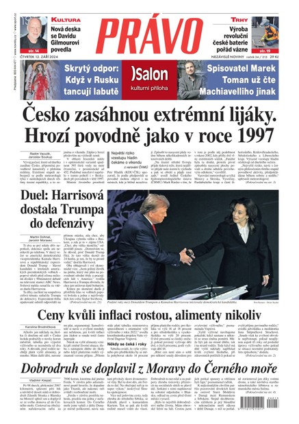 Deník Právo - 12.9.2024