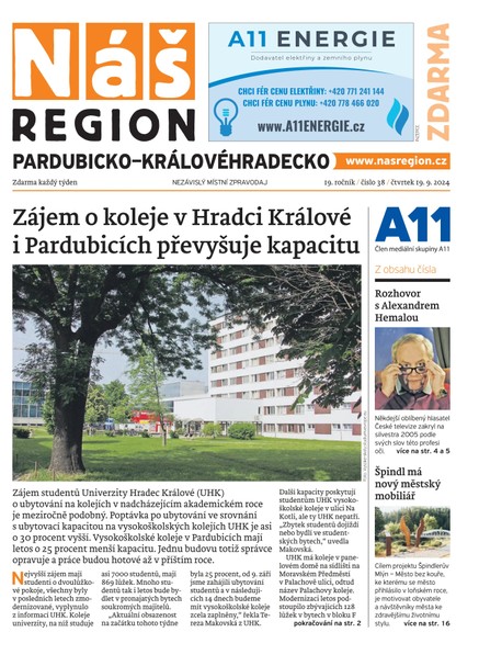 Náš Region - Pardubicko/Královéhradecko 38/2024