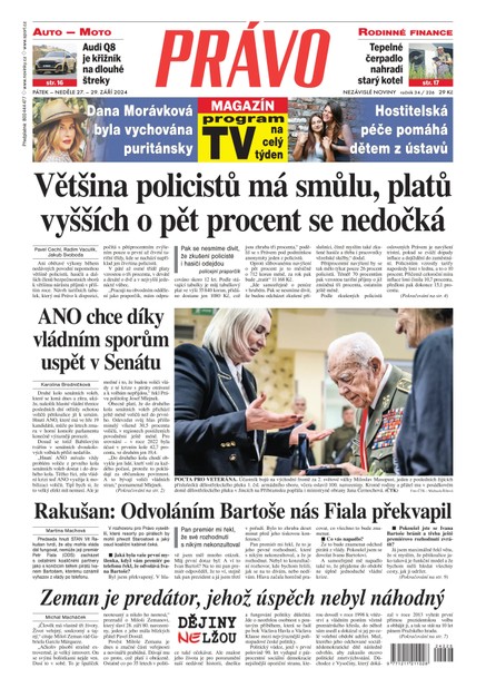 Deník Právo - 27.9.2024
