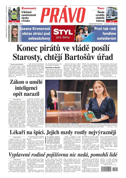Deník Právo - 1.10.2024