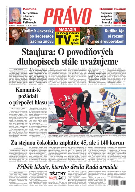Deník Právo - 5.10.2024